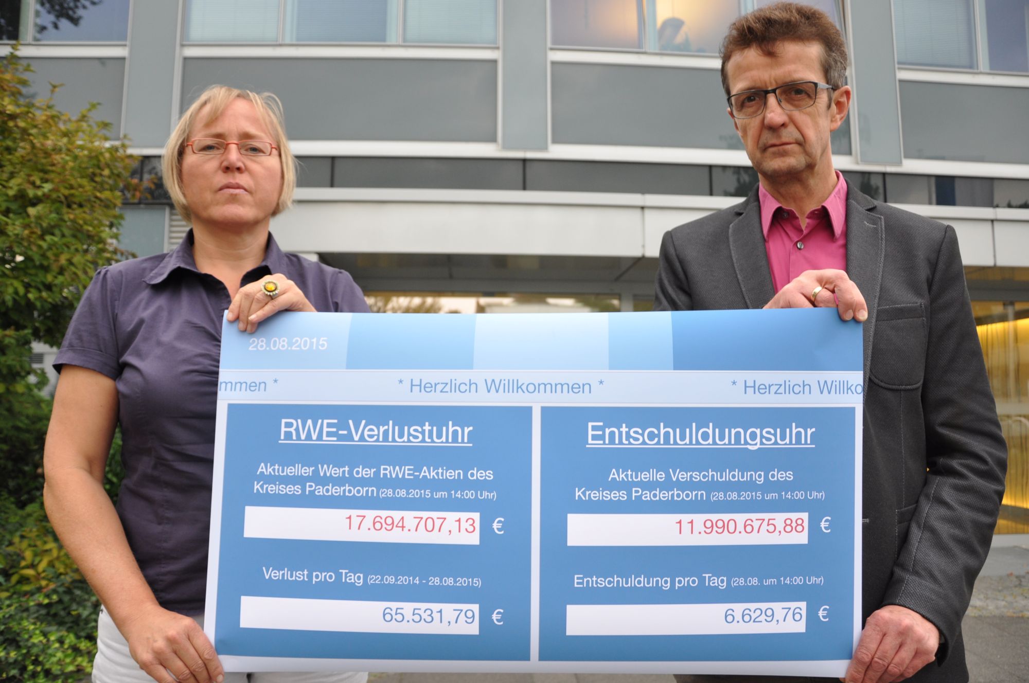 „RWE-Verlustuhr“ dokumentiert gigantische Vermögensvernichtung