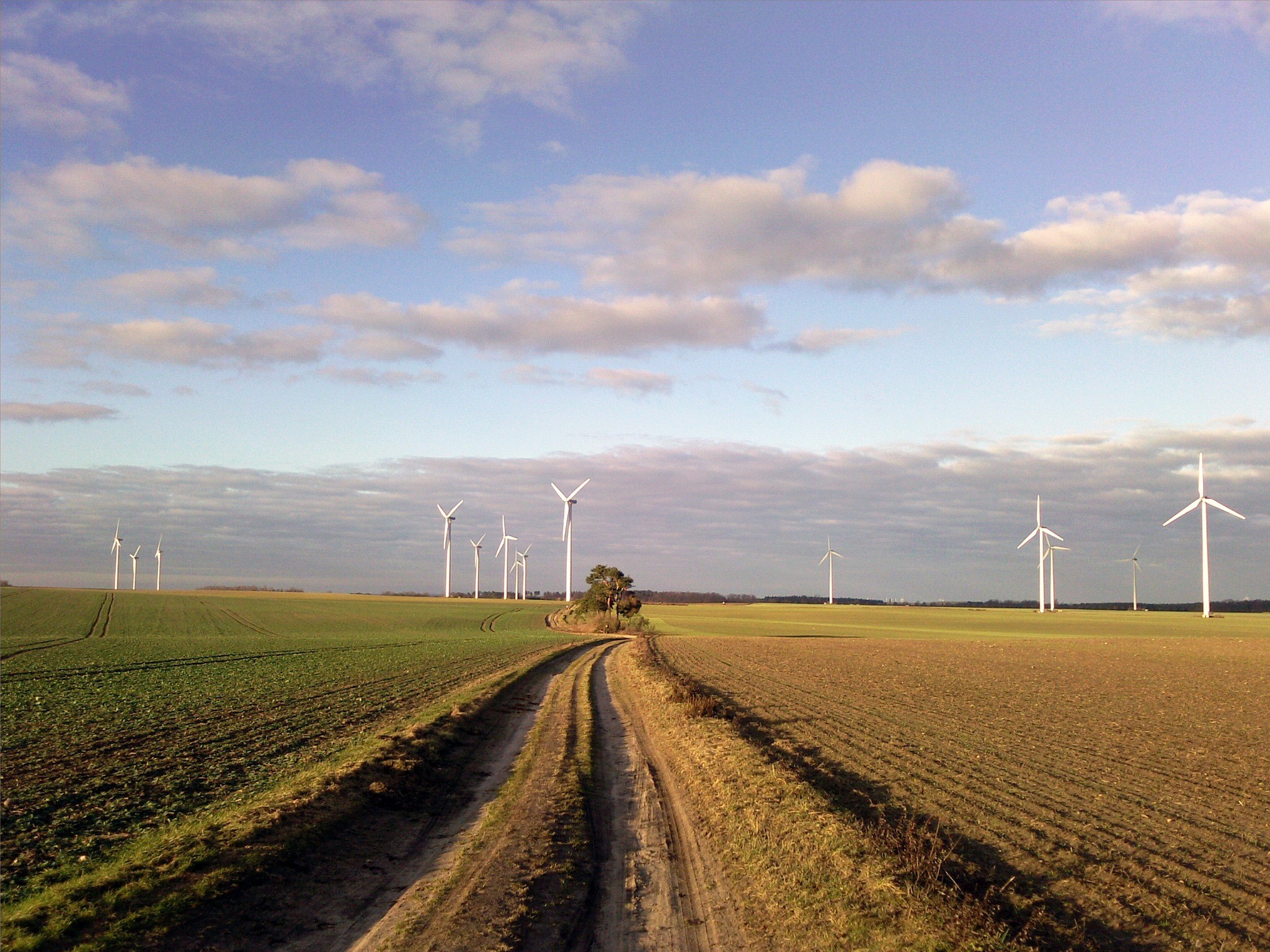 Windräder auf der Hochfläche