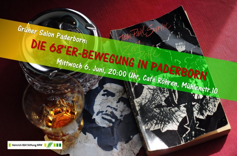 Was hat ’68 aus Paderborn gemacht? – Grüner Salon am 6. Juni im Café Röhren