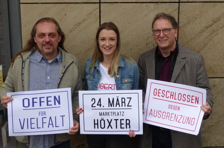 Demokratiefest auf dem Marktplatz in Höxter – Grüne Mitfahrbörse für Sonntag