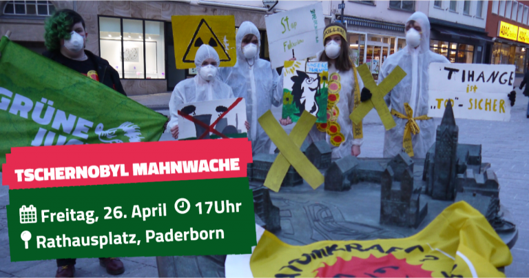 Tschernobyl Mahnwache- Gemeinsam gegen die Atomenergie