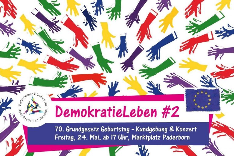 Das Grundgesetz rockt den Marktplatz – Konzert & Kundgebung für Demokratie am Freitag