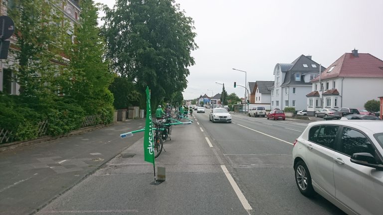 Grüne unterstützen Bürgerantrag zu provisorischen Fahrradspuren 