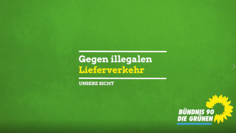 illegaler Lieferverkehr