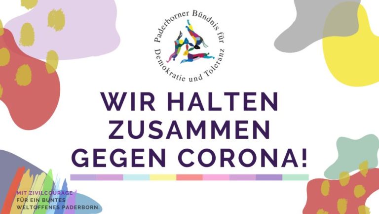 “Wir halten zusammen gegen Corona” – Grüne: Unterschreibt die Bündnis-Erklärung und reiht Euch ein!