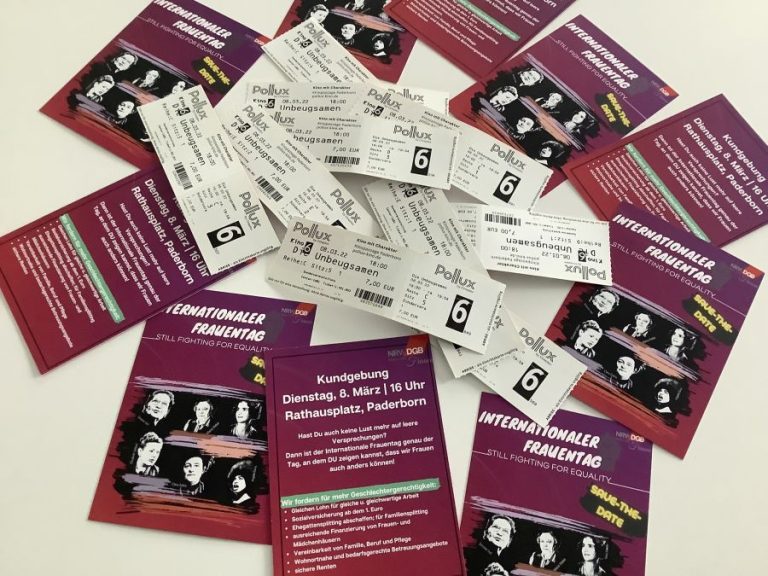 „Die Unbeugsamen“ – Grüne Frauen laden zu Film und Podiumsdiskussion am Weltfrauentag