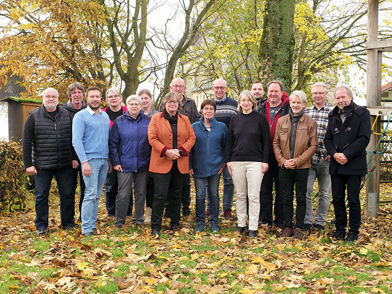 Die grüne Kreistagsfraktion Paderborn im Herbst 2023.