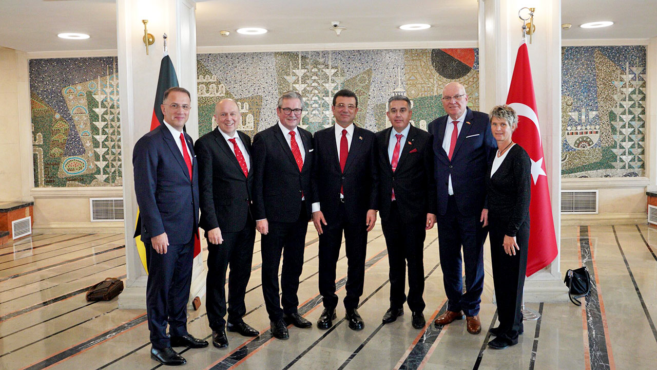 Delegationsspitze des Besuchs in Beylikdüzü.
