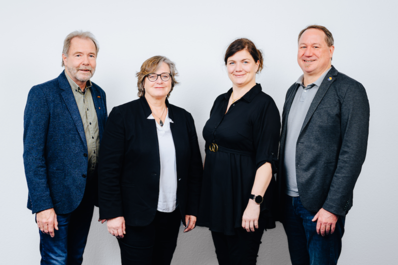 Gruppenbild des Fraktionsvorstand Bündnis 90/Die Grünen im Kreistag Paderborn